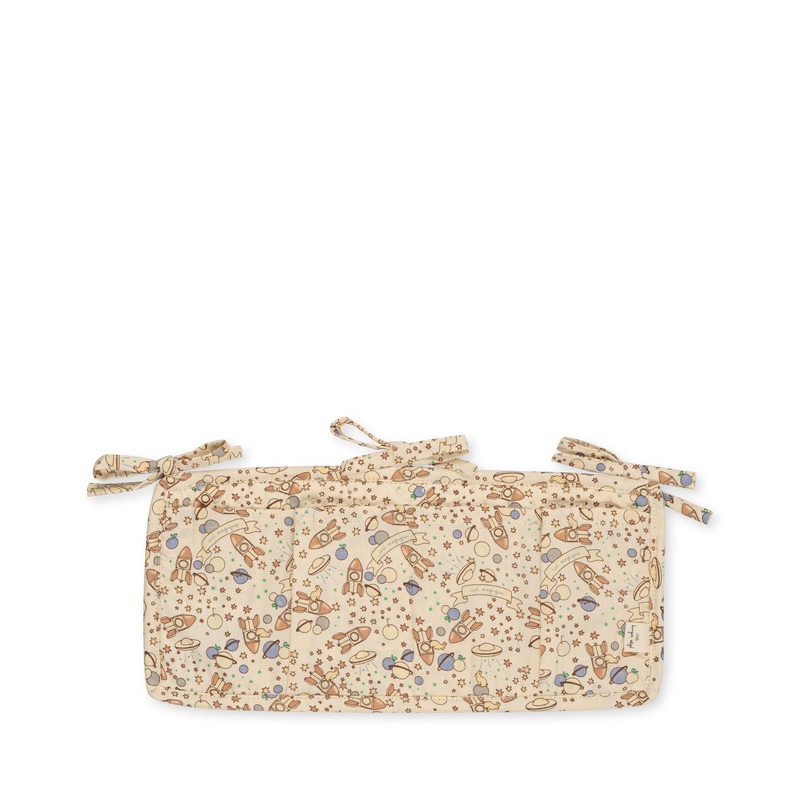 Konges Sljd Quilted Bed Pockets 34x17 Ciel Magique Bleu