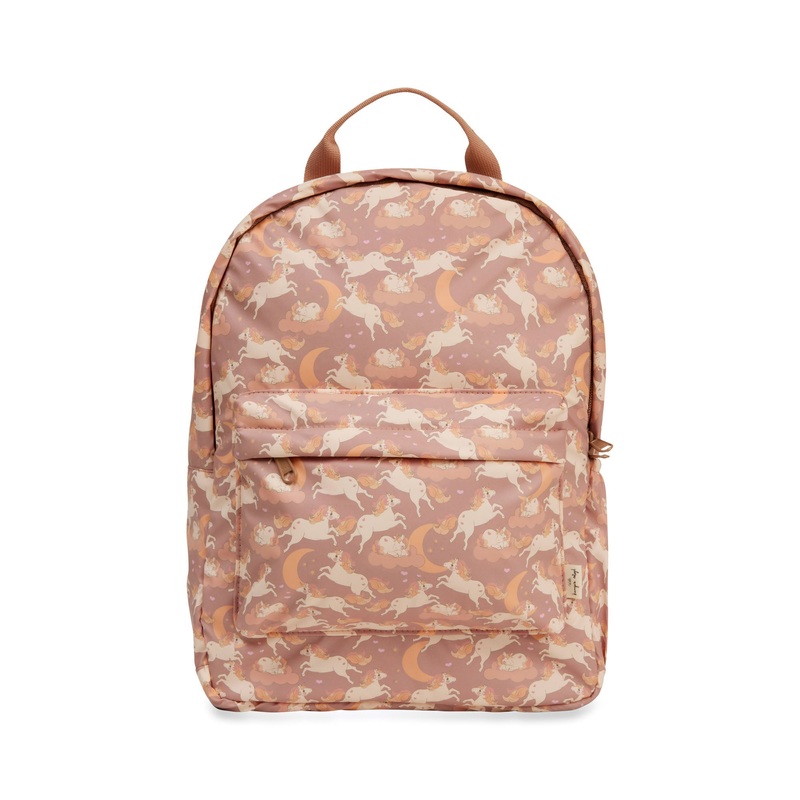 Konges Sljd Rainy Kids Backpack Midi Unicorn Blush