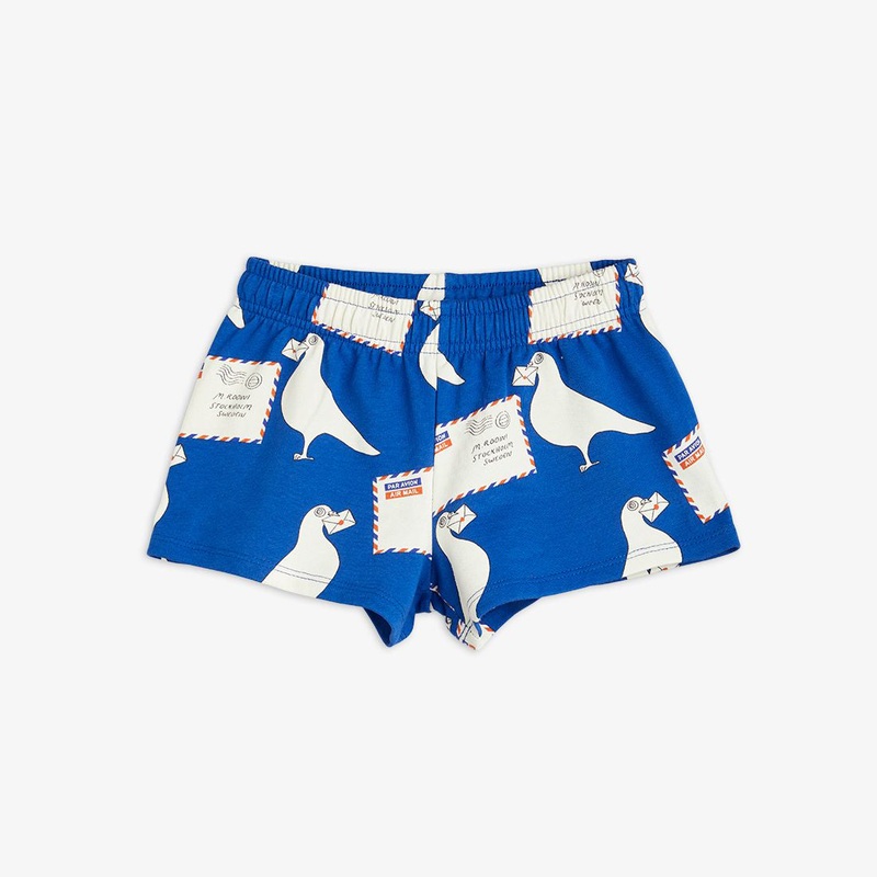 Mini Rodini Pigeons AOP Sweatshorts