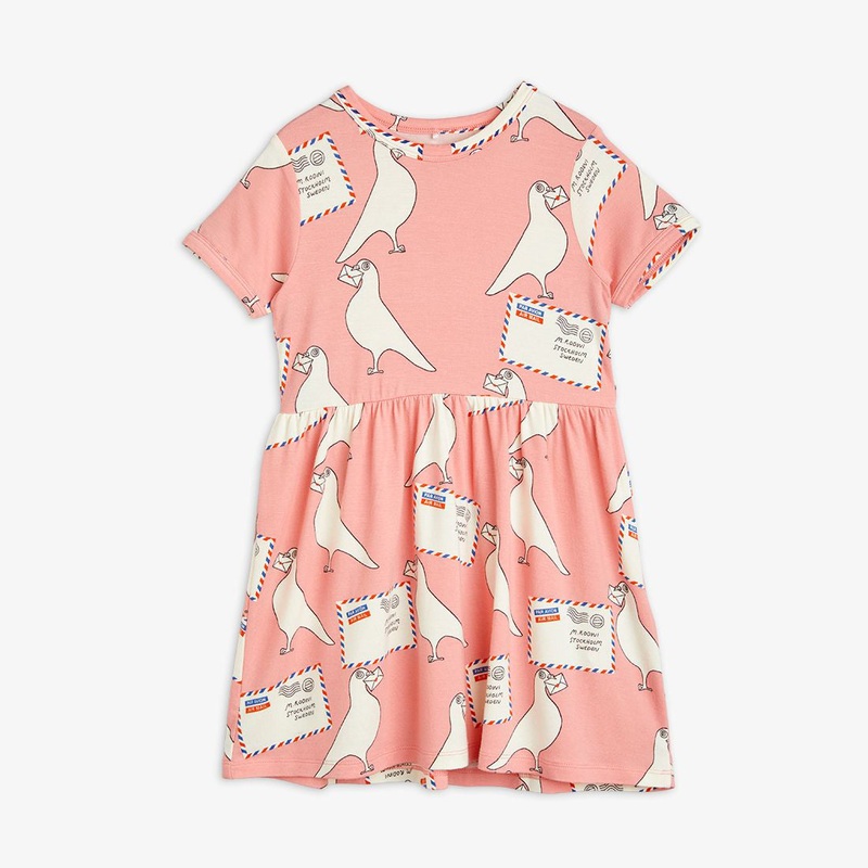 Mini Rodini Pigeons Tencel AOP SS Dress
