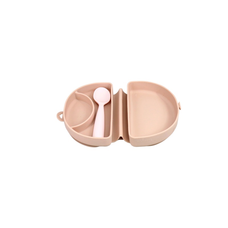 Miniware Fold and Scoop Set - Pink Salt - Pink