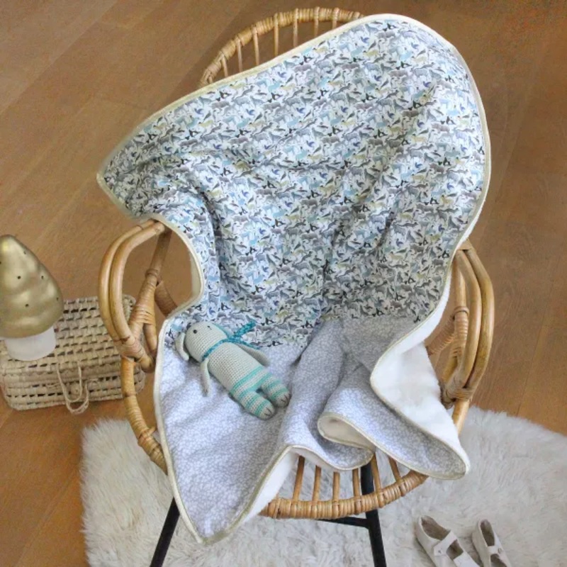 Barnabe aime le caf Baby Blanket Marceau 73x90cm
