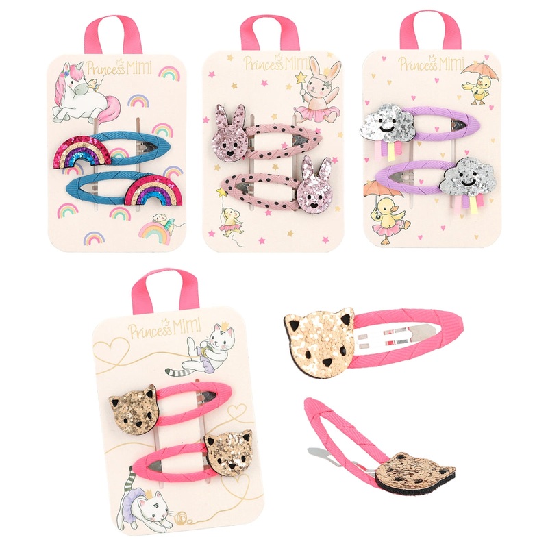 Depesche Princess Mimi Hairclips Textile (1pc)