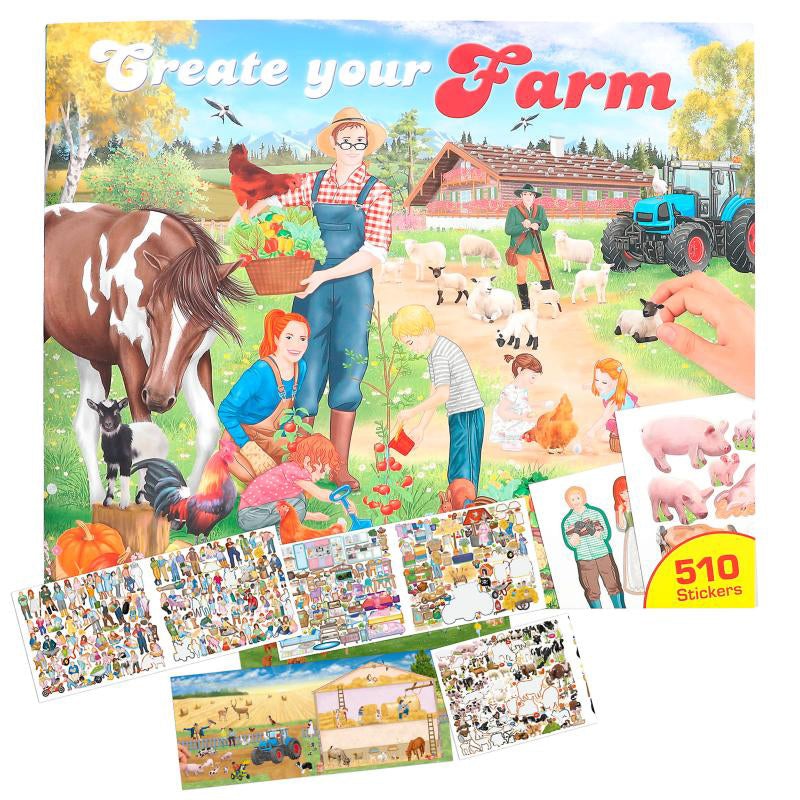 Depesche Create Your Farm Colouring Book