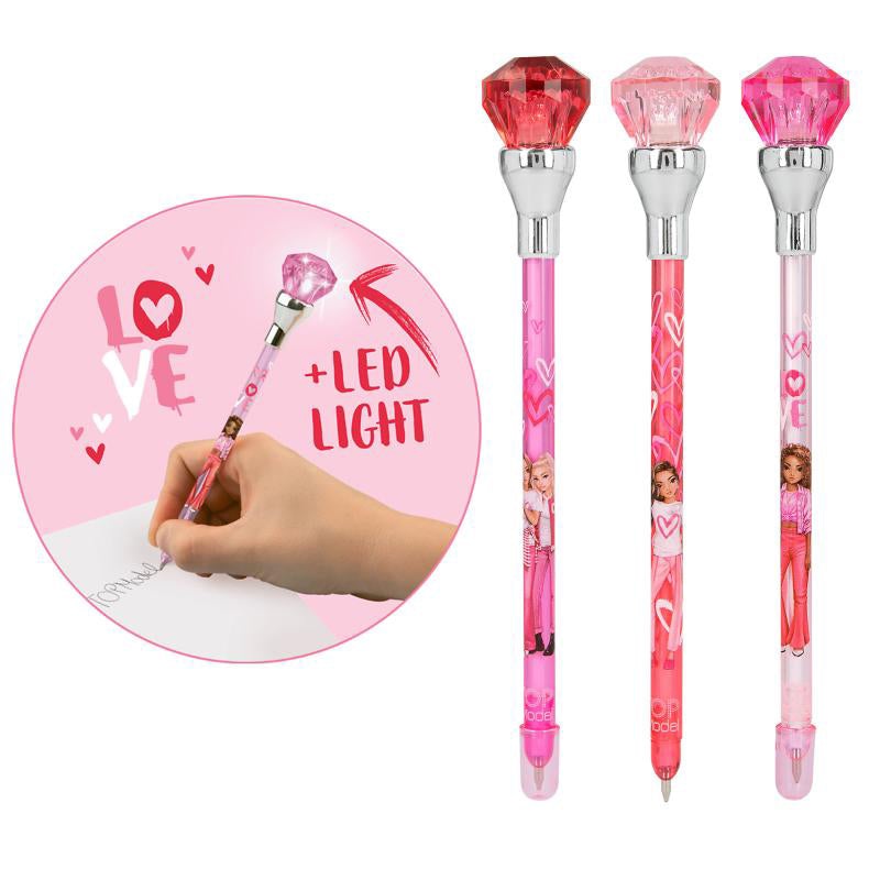 Depesche Topmodel Ballpen with Light One Love (1pc)