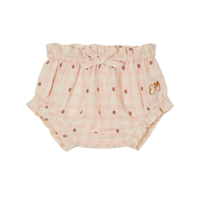 Emile et Ida Bloomer Carreaux Fleurs Rose