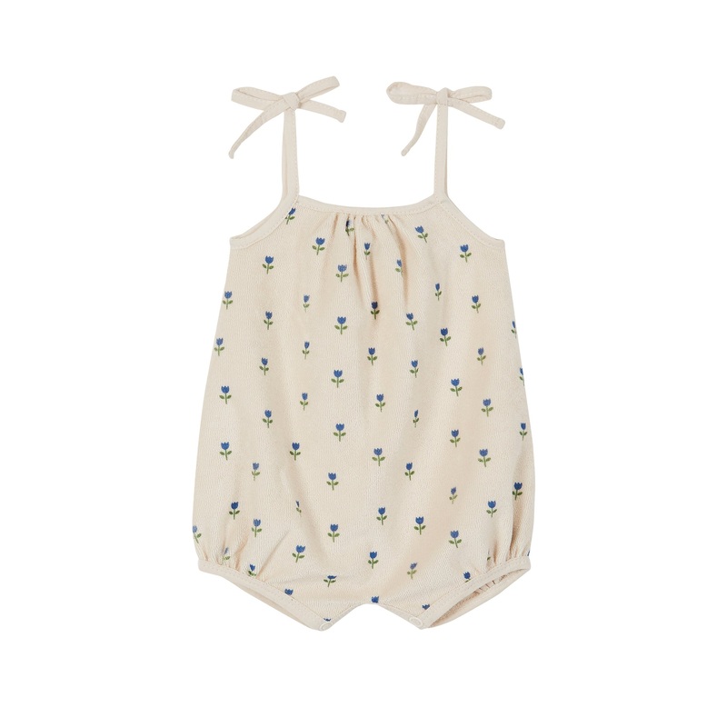 Emile et Ida Rompers Ecru Tulipes