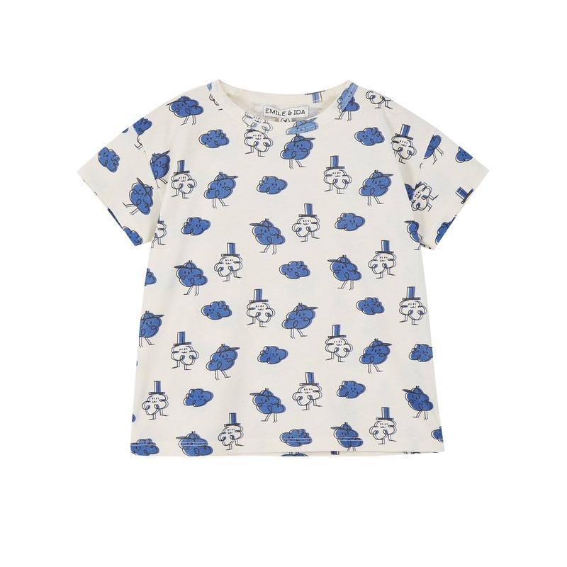 Emile et Ida Tee Shirt Ecru Nuage