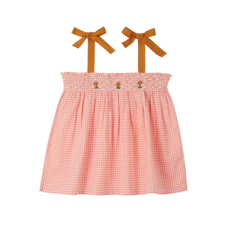Emile et Ida Top Vichy Rose
