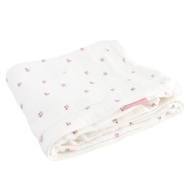 Little Crevette Swaddle Blanket 80x120cm Cerise