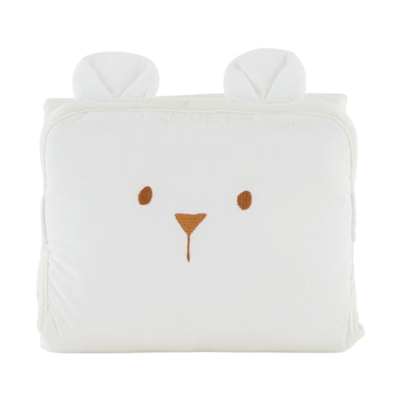 Little Crevette Travel Changing Mat Ecru