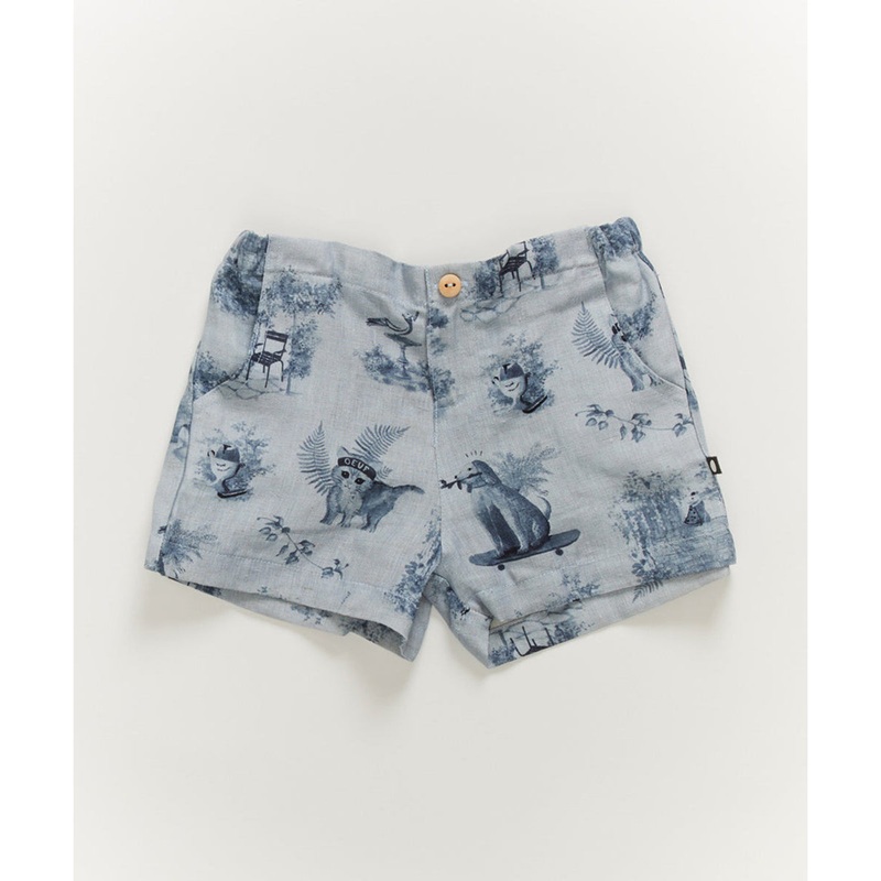 Oeuf Shorts-Ciel Toile De Jouy
