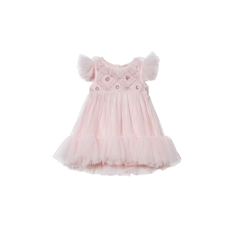 Tutu du Monde Bebe Penelope Tulle Dress Porcelain Pink