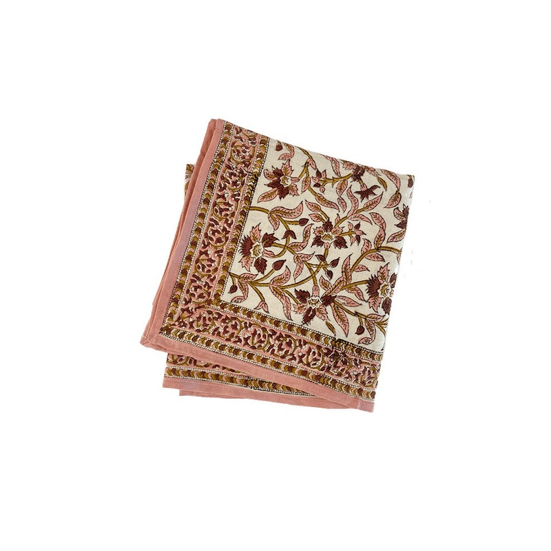 Bonheur du Jour Paris Scarf Adult Curcuma Ecru/Pink Tu