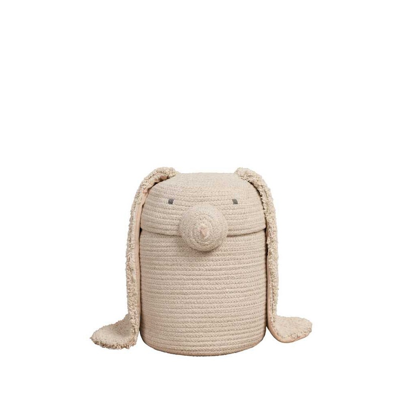 Lorena Canals The Animal Crew Basket Rita The Rabbit - 25x25x30cm (Pre-Order; Est. Delivery in 4-8 Weeks)