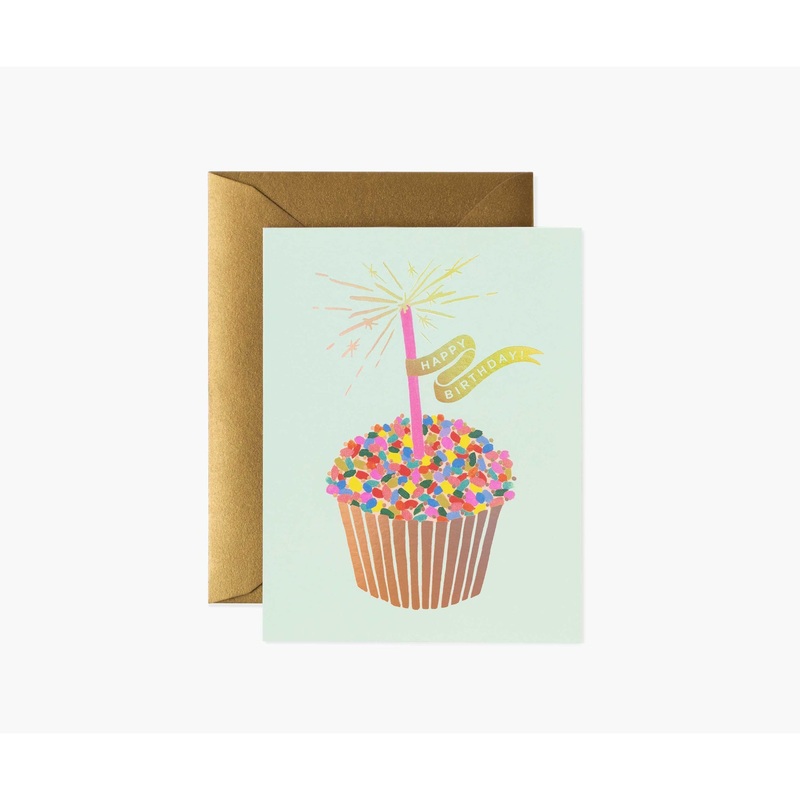 Rifle Paper Co Cupcake Birthday Cards - Boxed Set of 8