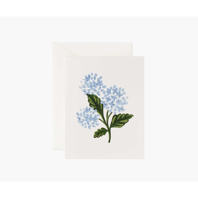 Rifle Paper Co Hydrangea Bloom Card