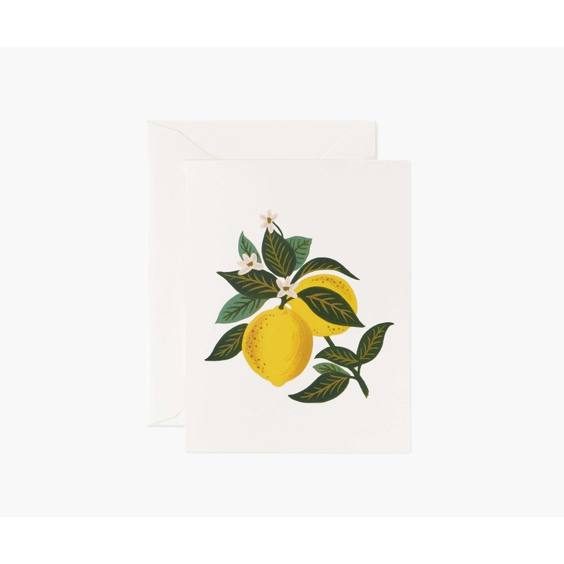 Rifle Paper Co Lemon Blossom Card