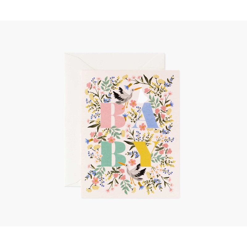 Rifle Paper Co Mayfair Baby Card