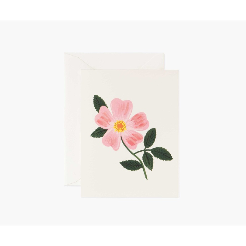 Rifle Paper Co Wild Prairie Rose Card