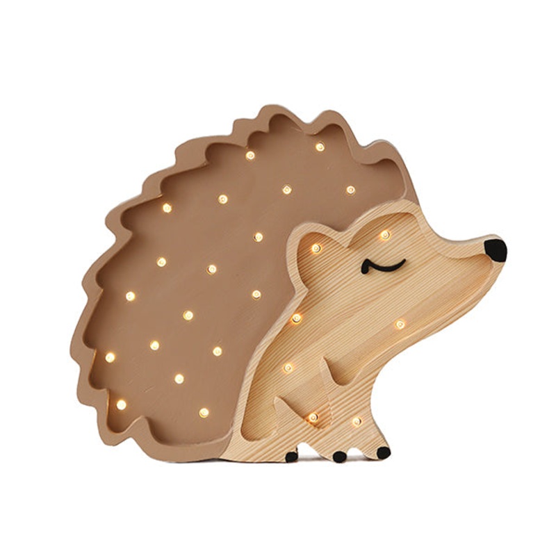 Little Lights Hedgehog / Autumn Brown Lamp