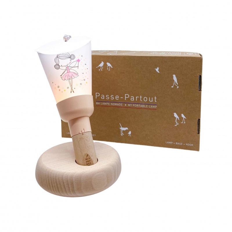 Maison Polochon Nomadic Lamp Box 5 in 1 Little Starry Fairy - Powder Pink