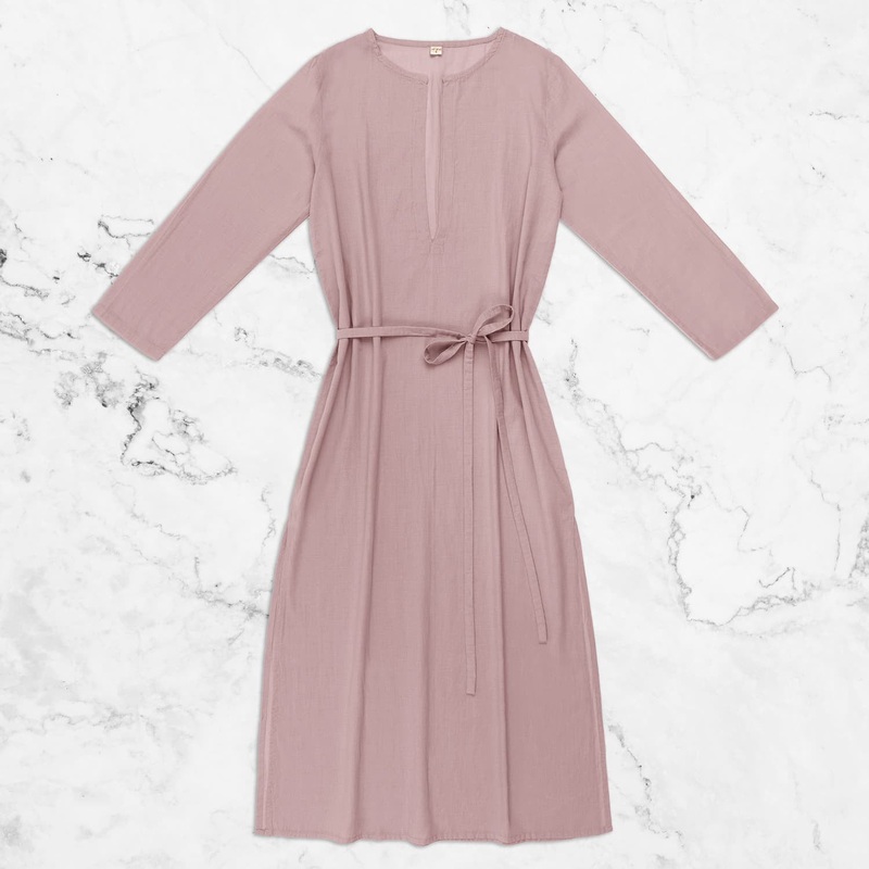 Numero 74 Organic Cotton Aya Djellaba Dusty Pink