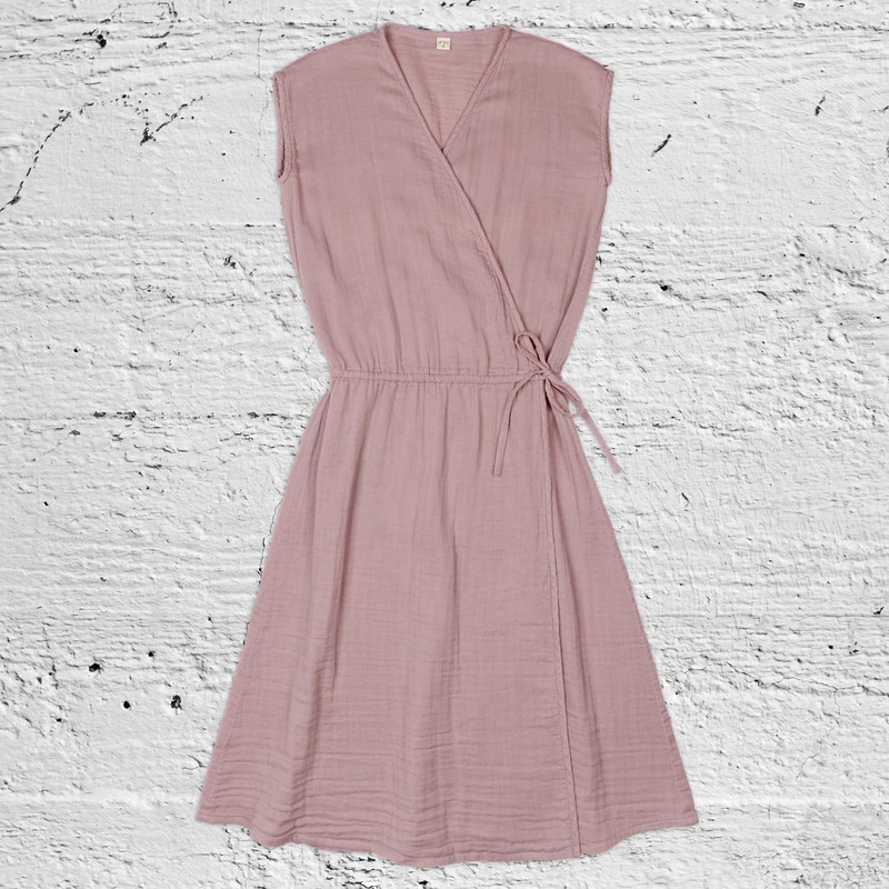 Numero 74 Organic Cotton Grace Dress Dusty Pink