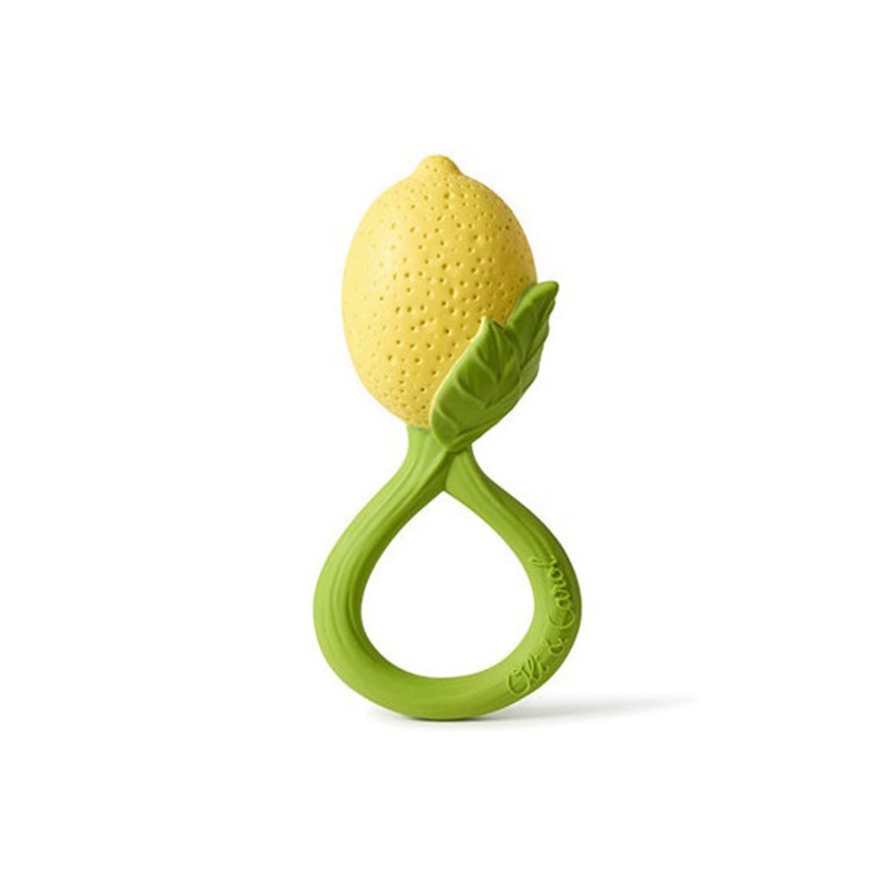 Oli & Carol Lemon Rattle Toy & Teether