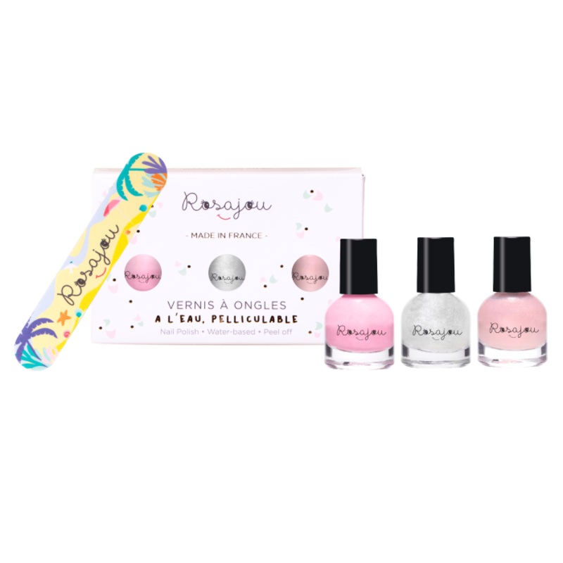 Rosajou Nail Polish Set 3 Flamingo Perle Ballerine