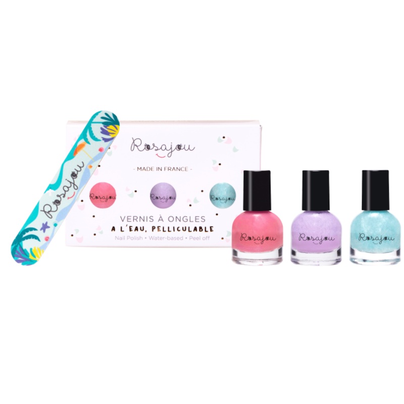 Rosajou Nail Polish Set 3 Rubis Lavande Fee