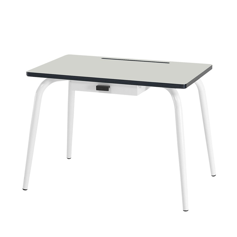 Les Gambettes Romy Elementary Desk Light Grey