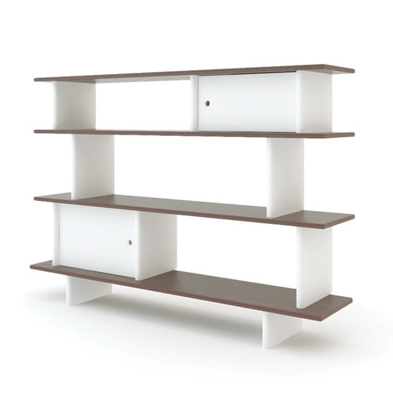 Oeuf Mini Library Shelf Walnut (Pre-Order; Est. Delivery in 6-10 Weeks)