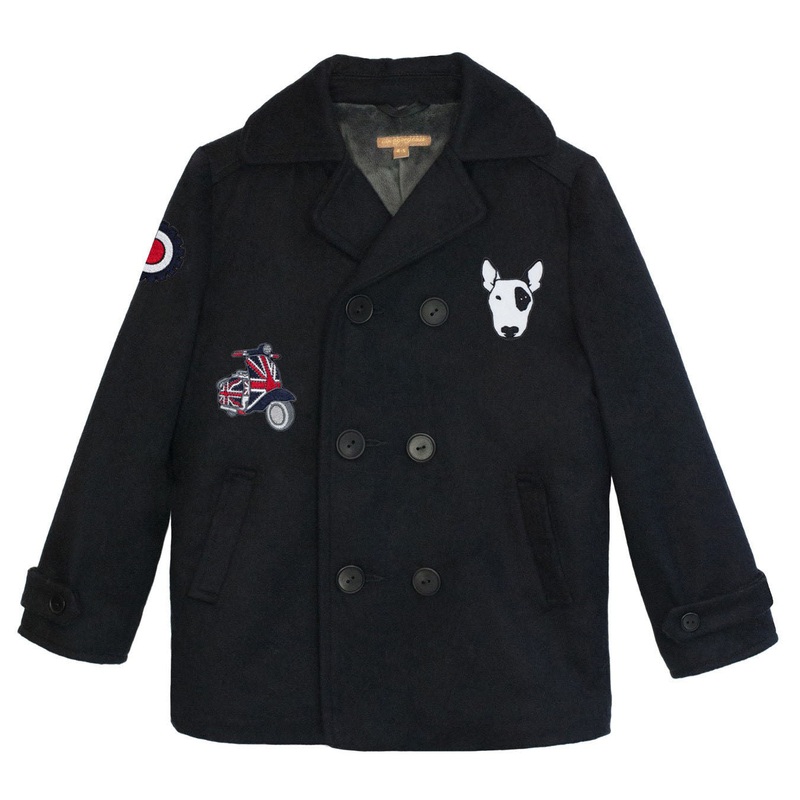 Wild & Gorgeous Coat Mod Pea Navy