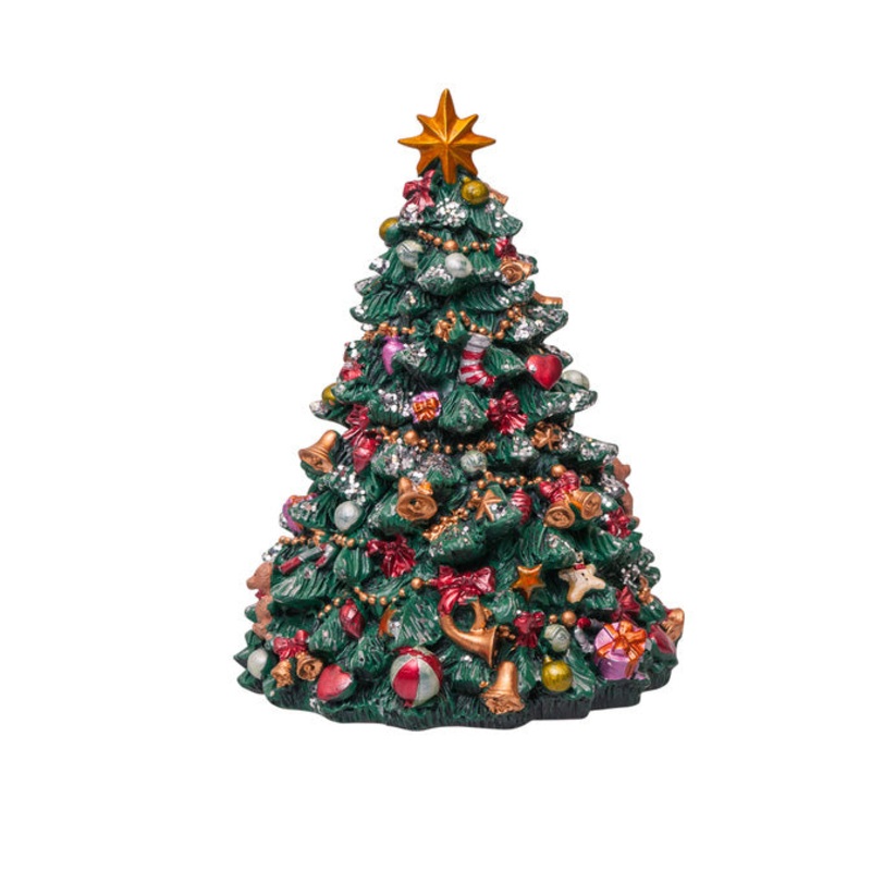 Music Carousel Green Christmas Tree