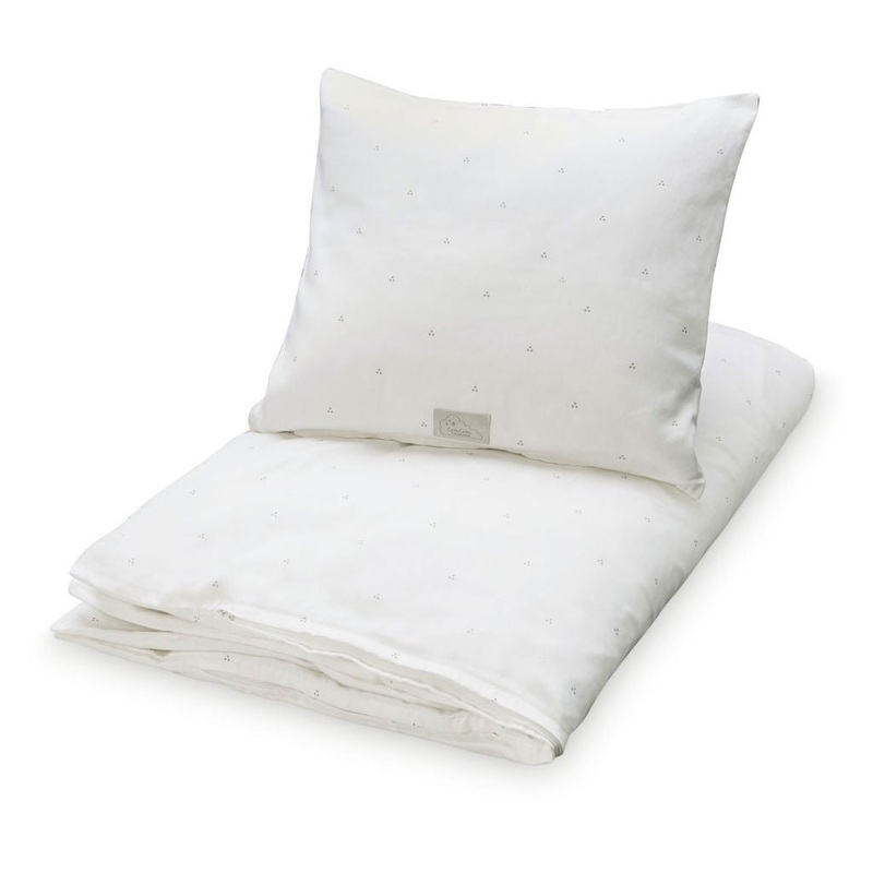 Cam Cam Copenhagen Bedding Set Single Dot Crme Grey