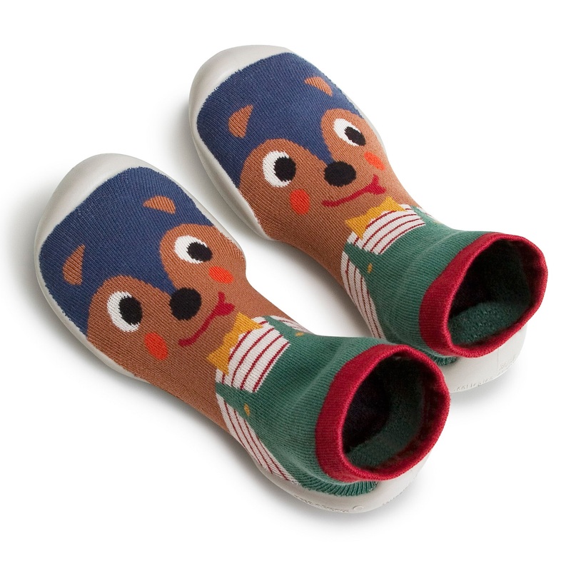 collgien Chaussettes Le Loup Sock Slippers