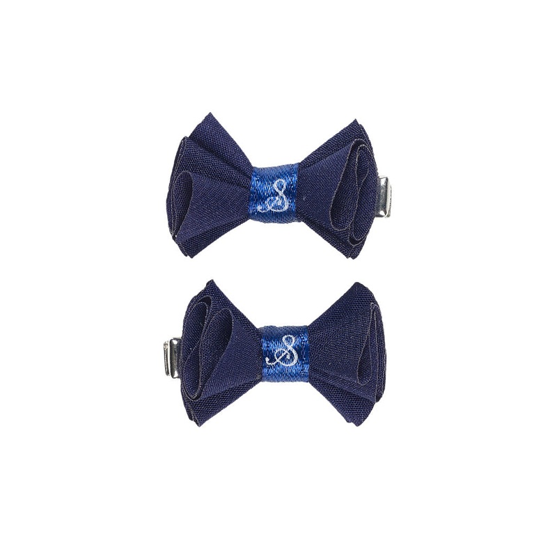 Souza Hair Clip Jente, with Bow Navy