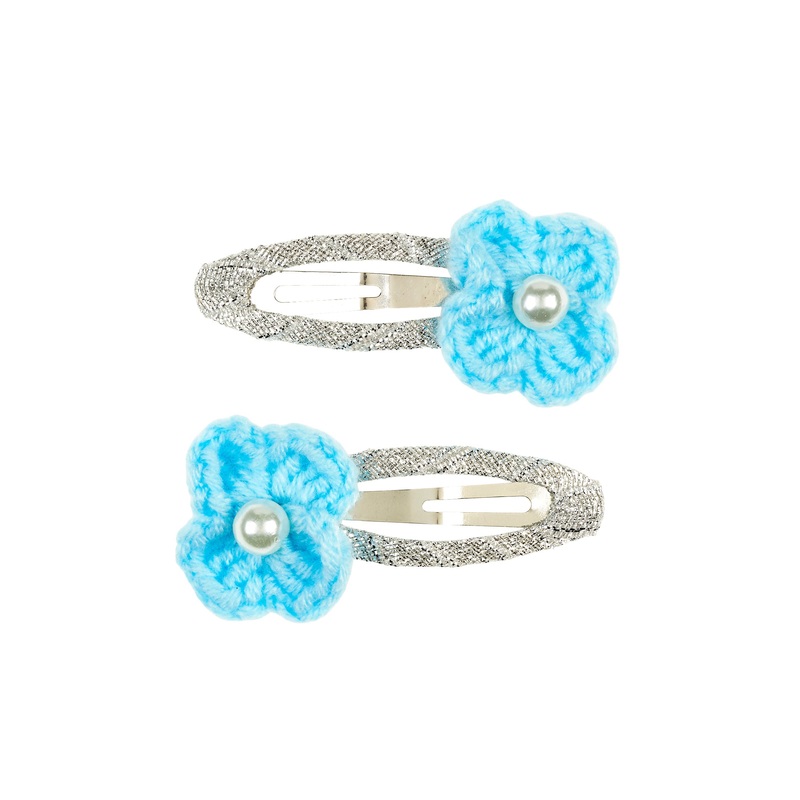 Souza Hair Clips Eva Crochet Blue