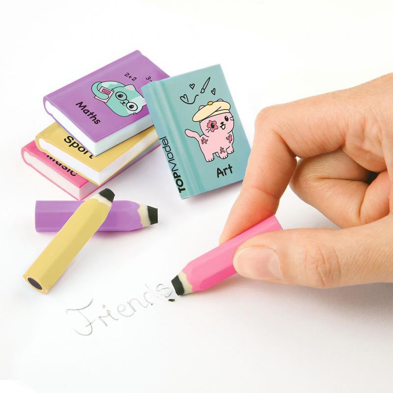 Depesche Topmodel Eraser Set Mini School