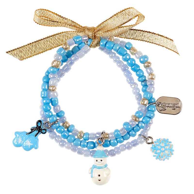 Souza Bracelet Milena, Winter with Charms, Blue