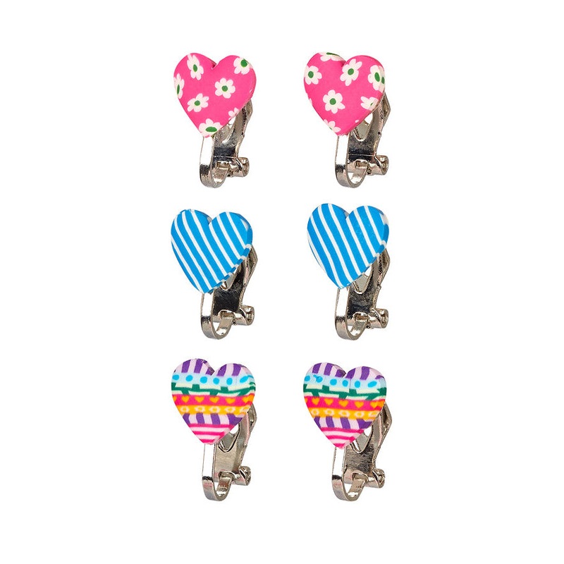 Souza Ear Clips Fien (3 pairs/card, 1 card)