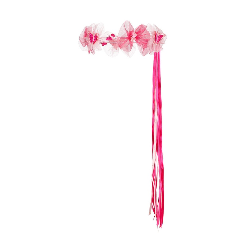 Souza Halo Butterfly, Fuchsia/Pink (1 pc)