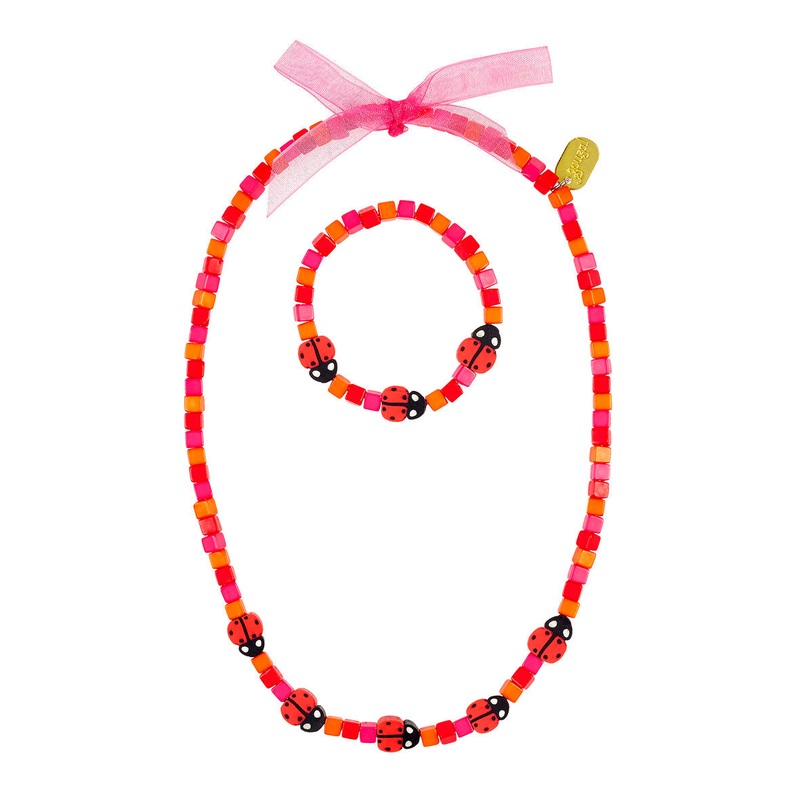 Souza Necklace & Bracelet Set Ladybird (1 pc)