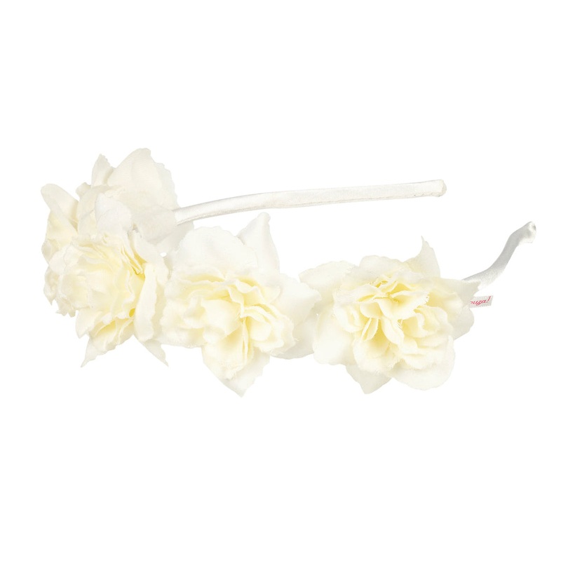 Souza Tiara Lieke, Off White Flowers (1 pc)
