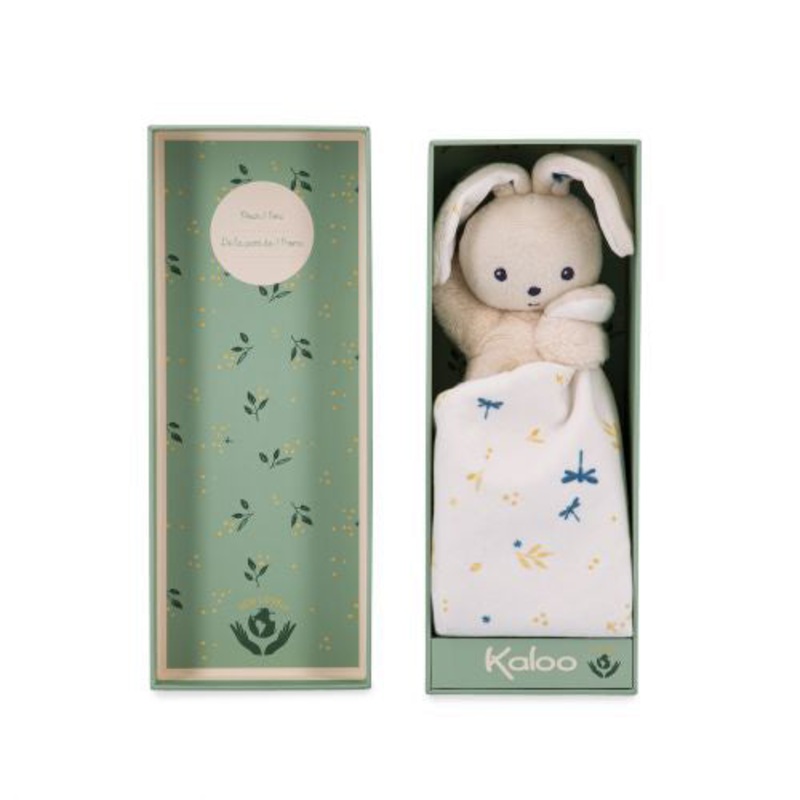 Kaloo Doudou Rabbit White Delicate