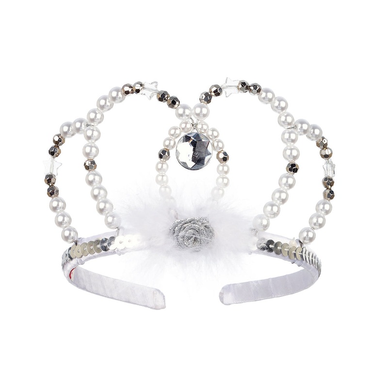 Souza Crown Liberty, White Beads (1 pc)