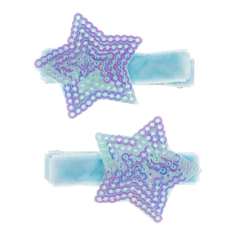 Souza Hair Claw Camila, Blue (2 pcs/card, 1 card)