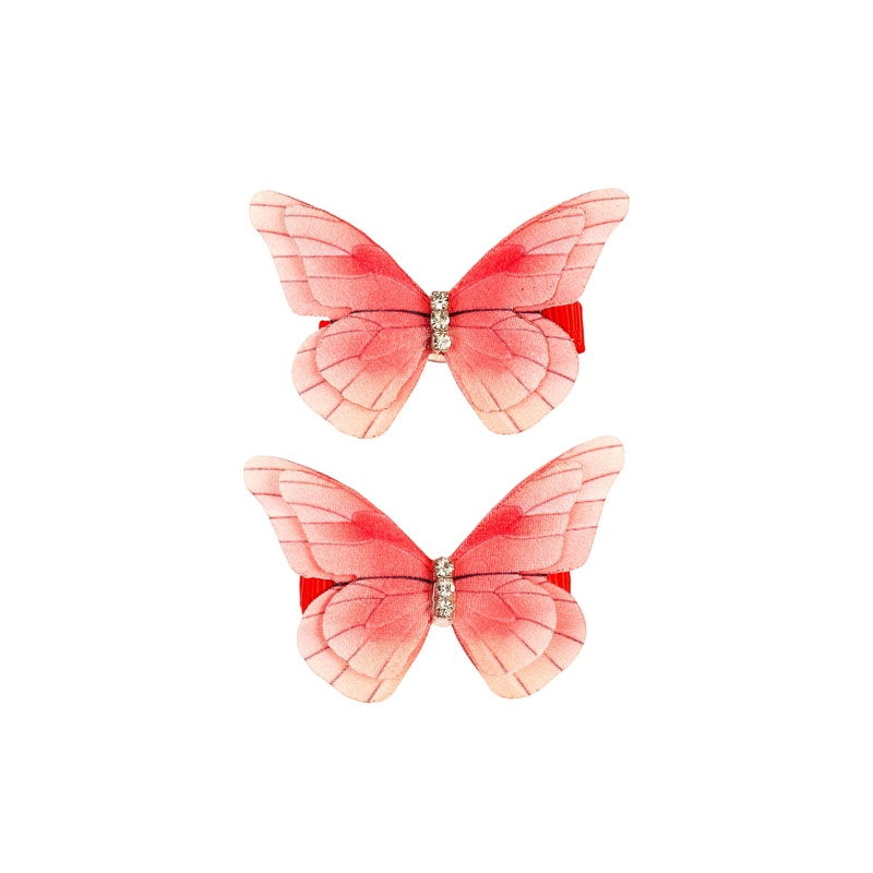Souza Hair Claws Linde Butterfly Salmon