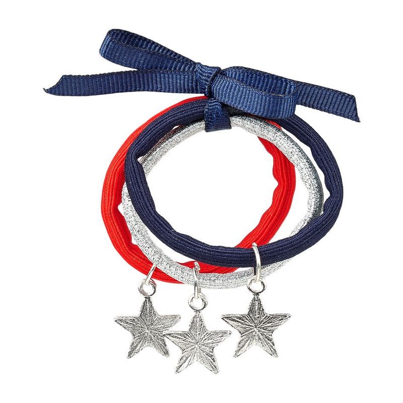 Souza Hair Elastics Star (3 pcs/card, 1 card)
